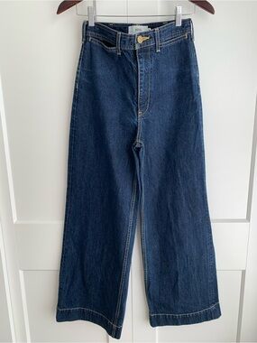 Moussy Azul Jeans High-Rise Wide Leg women’s  Jeans - Dark blue size M